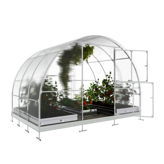 KLASIKA GREENHOUSES - Serre KLASIKA TUBE 3 x 2 m (6 m²), 6 mm avec revêtement en polycarbonate - Image 4