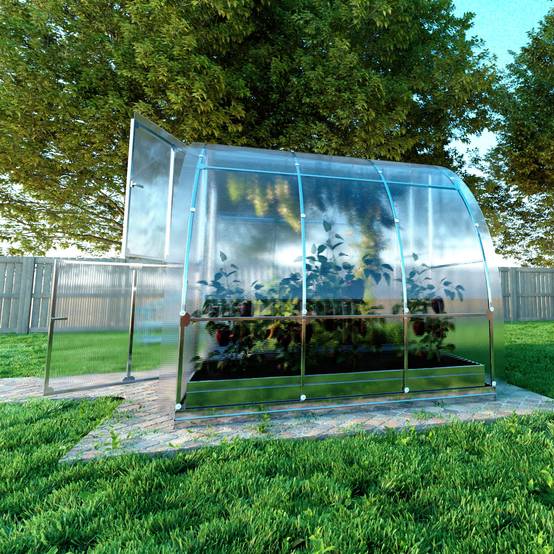 Serre KLASIKA TUBE 3 x 2 m (6 m²), 6 mm avec revêtement en polycarbonate - Image 3