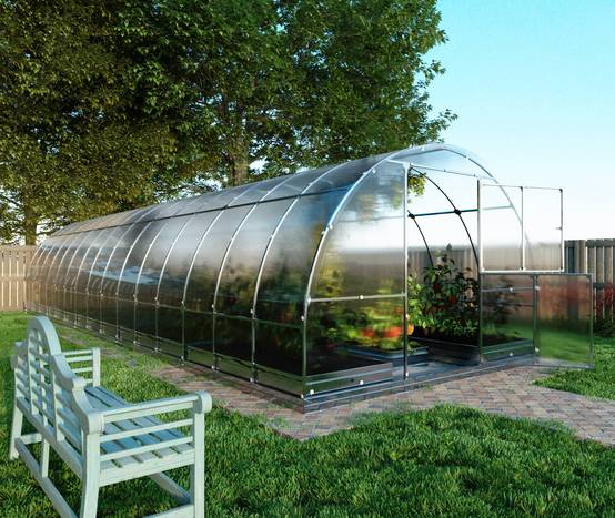 KLASIKA GREENHOUSES - Serre KLASIKA TUBE 3 x 2 m (6 m²), 6 mm avec revêtement en polycarbonate - Image 1