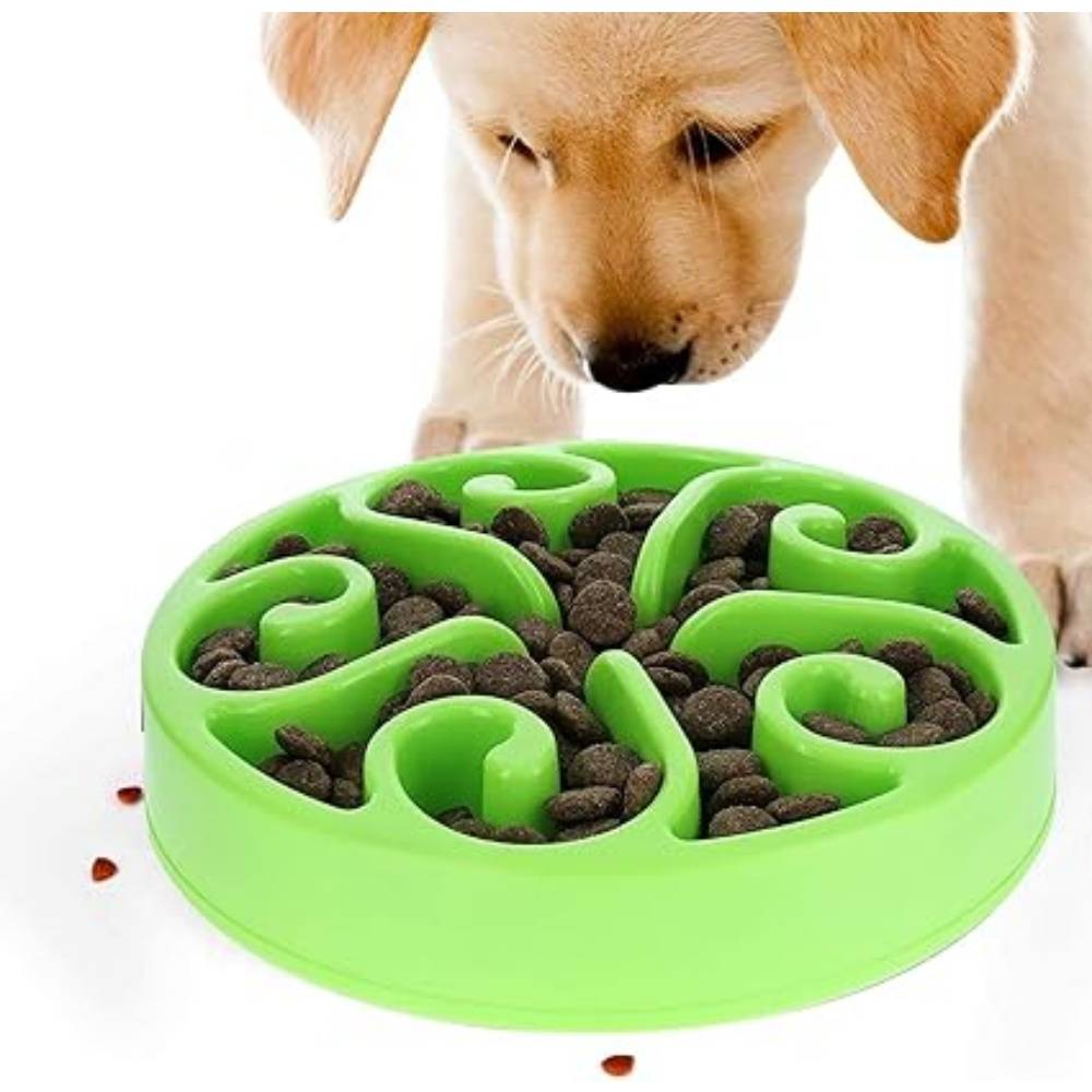 DtopbuyAge - Gamelle Anti Glouton Vert Plateau Interactif Pour Animaux Compagnie - Image 5