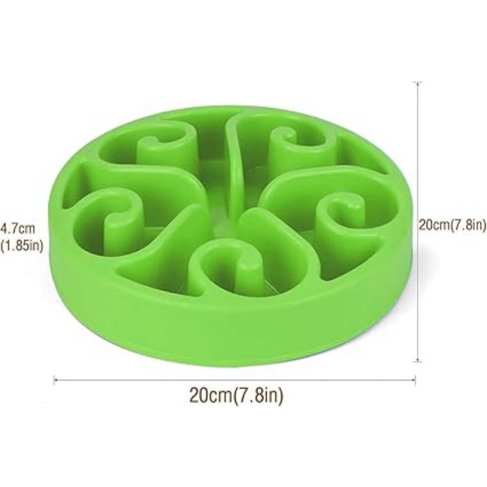 DtopbuyAge - Gamelle Anti Glouton Vert Plateau Interactif Pour Animaux Compagnie - Image 4