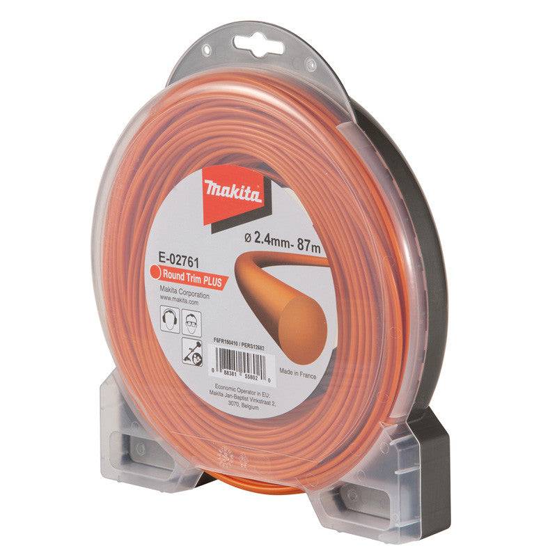 Makita - Fil de coupe Orange 2,4mm x 87m rond MAKITA E-02761 Makita - Imagen 2
