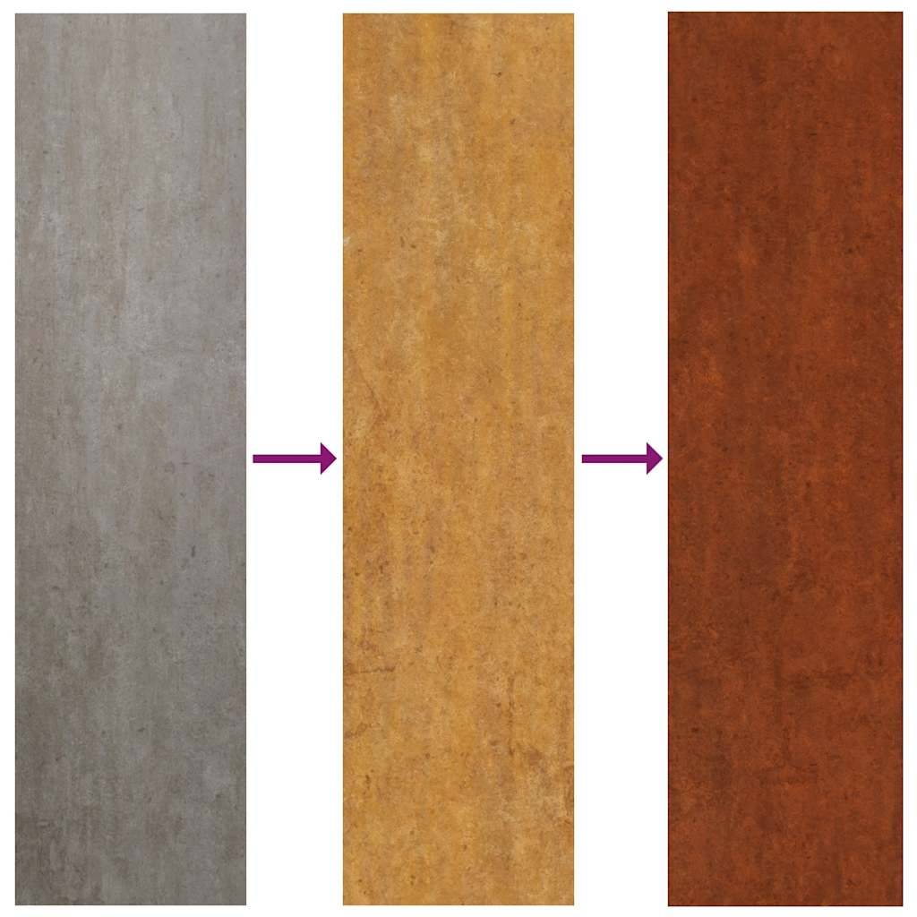 ComfortXL - Carré Potager Acier Corten pour Jardin Terrasse Grande Jardinière Design Rouillé 200x40x40 cm - ComfortXL Outdoor Living - Image 7