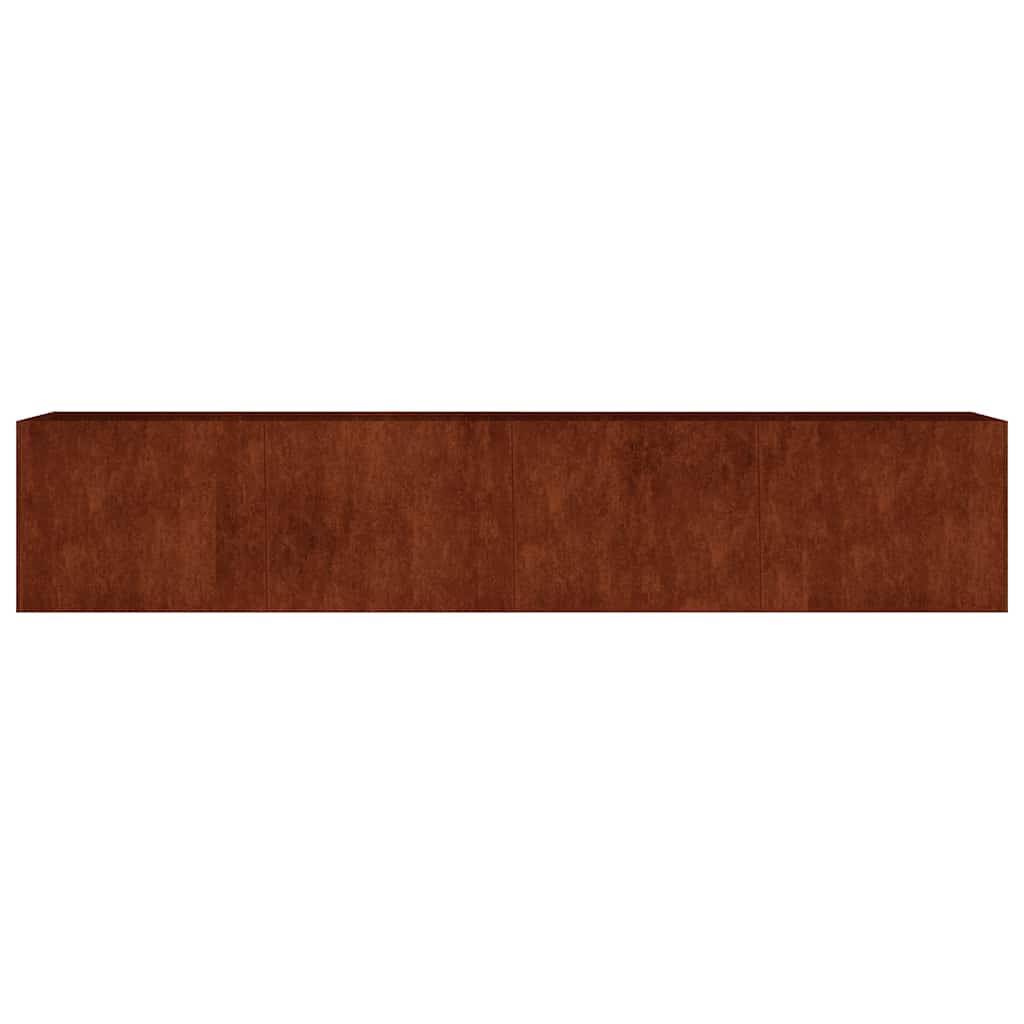 ComfortXL - Carré Potager Acier Corten pour Jardin Terrasse Grande Jardinière Design Rouillé 200x40x40 cm - ComfortXL Outdoor Living - Image 4