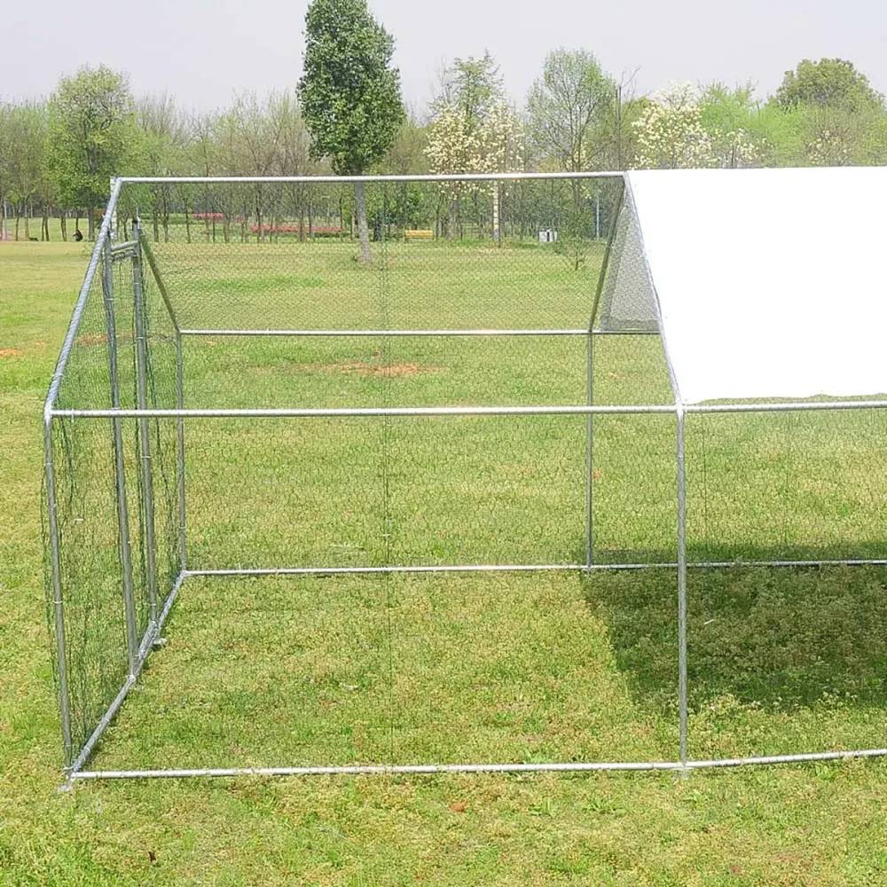 Enclos pour volailles 12m² - Structure galvanisée 4x3x2m - Image 3