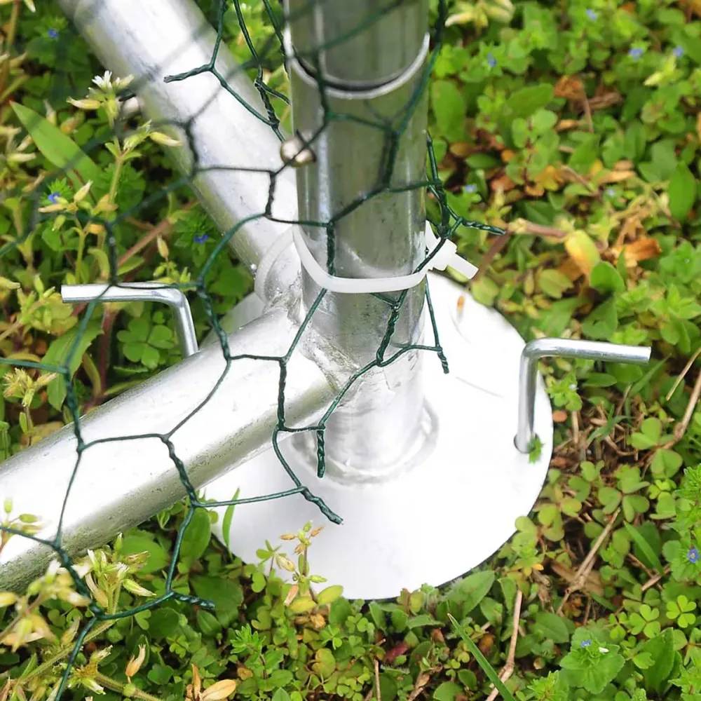 Enclos pour volailles 12m² - Structure galvanisée 4x3x2m - Image 10