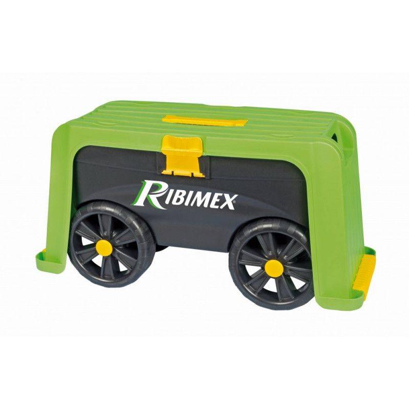 Ribimex - Agenouilloir/tabouret/chariot 4 en 1 sur roues - Imagen 7
