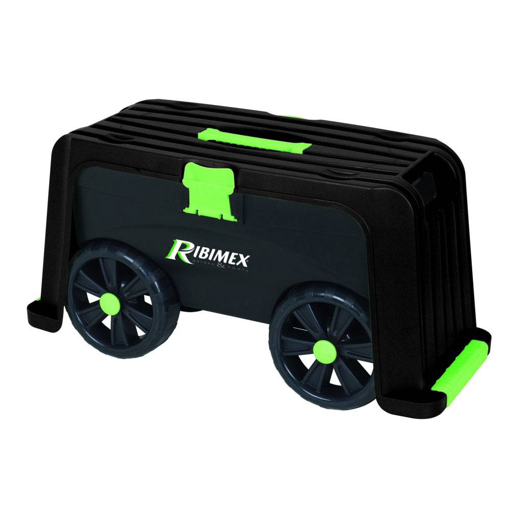 Ribimex - Agenouilloir/tabouret/chariot 4 en 1 sur roues - Imagen 1