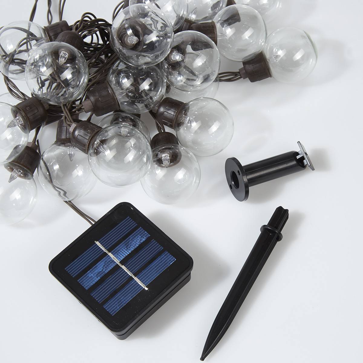 Guirlande lumineuse solaire 20 ampoules rondes - Cémonjardin - Imagen 4