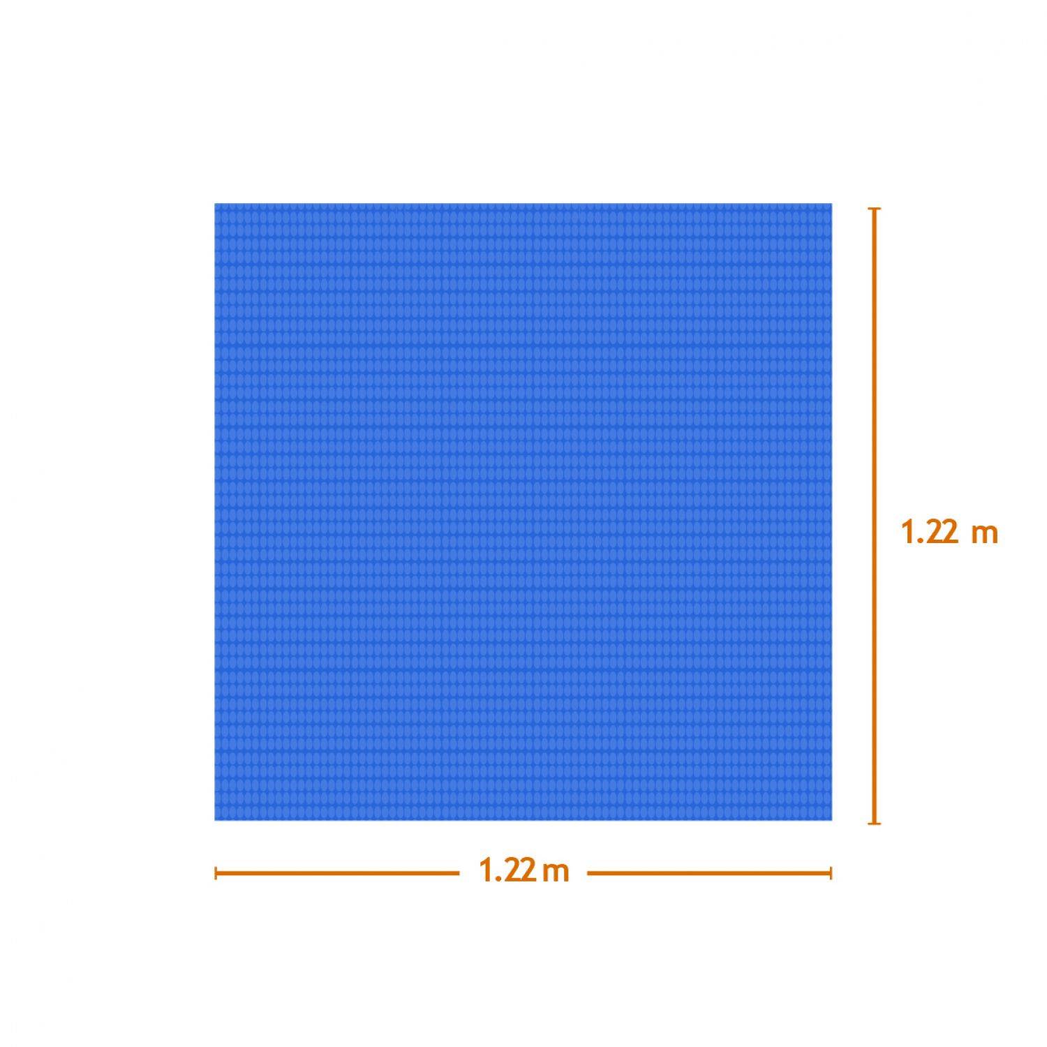 Linxor - Bâche à bulles carrée 1,22m x 1,22m pour piscine - 180 Microns - Bleu - Linxor - Imagen 2