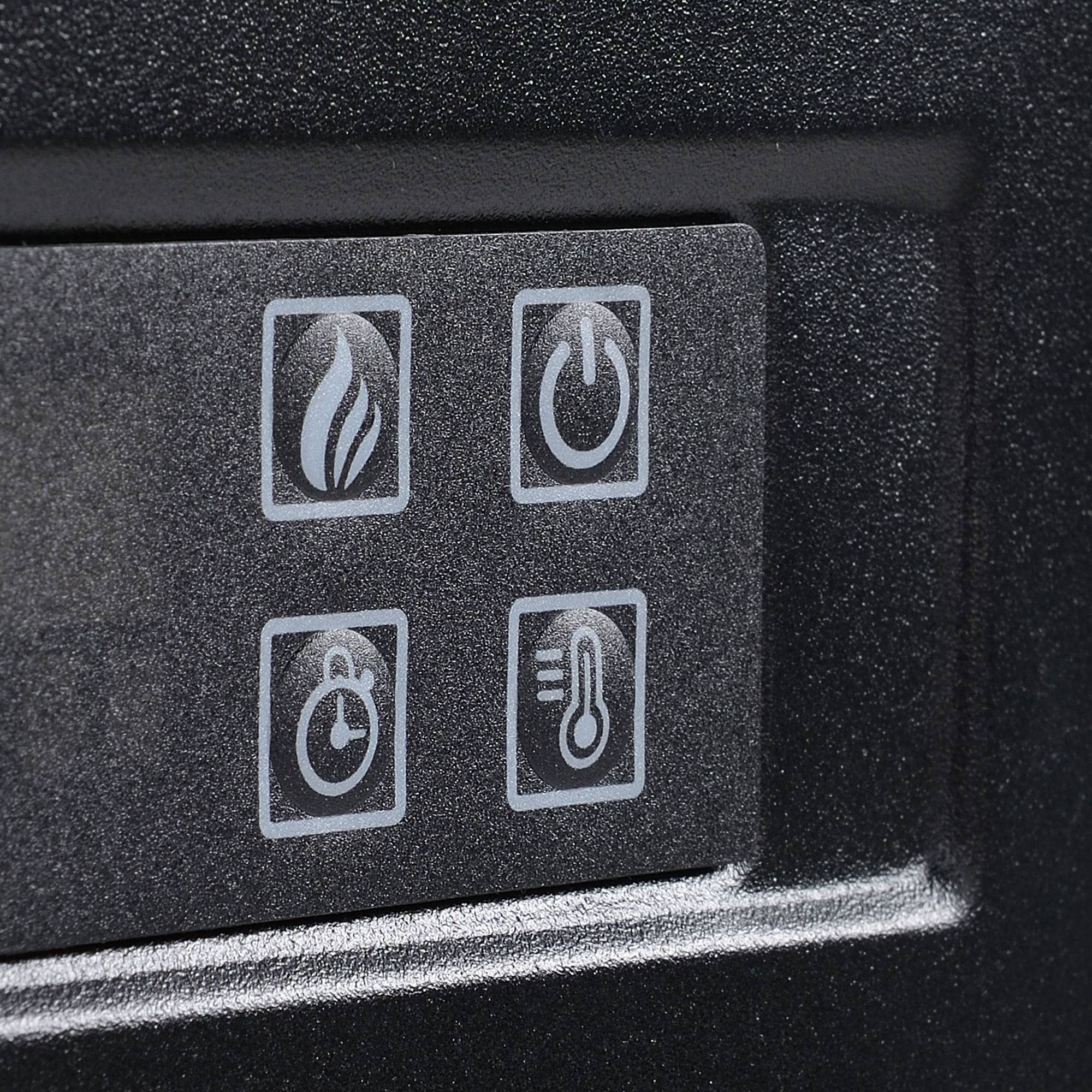 Cheminée électrique 1800W-2000W télécommande flamme réglable thermostat minuterie hebdomadaire 37 m² blanc - Image 10