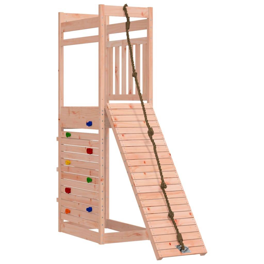 Helloshop26 - Aire de jeux d'extérieur balançoires toboggan portiques robuste jeux jardin 53 x 174 x 207 cm bois massif de douglas - Imagen 1