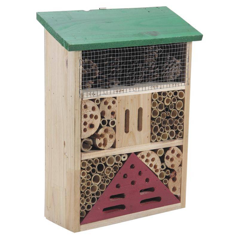 Aubry Gaspard - Maison à insectes Bois et bambou 36 cm - Aubry Gaspard