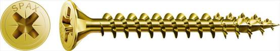 Spax - Lot de 50 vis acier tête fraisée pozidriv SPAX, Diam.5 mm x L.70 mm - Image 2