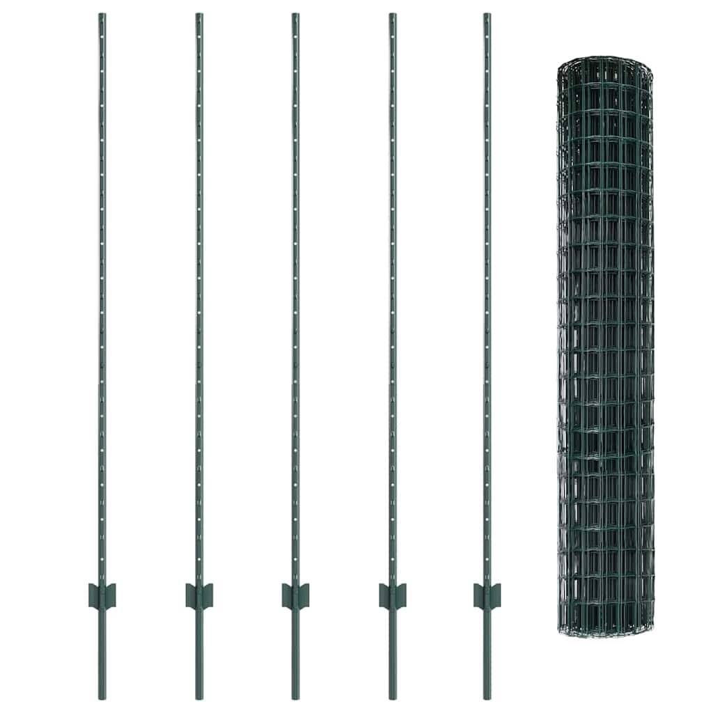 PANGIVO - Clôture Acier et PVC Verte 1,6 x 10 m, Poids :15.86kg - PANGIVO - Image 6