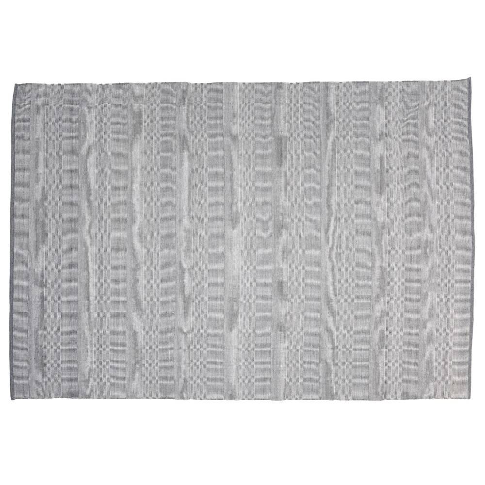 Macabane - QUENTIN - Tapis d'extérieur rectangulaire 200x290cm gris/blanc - Imagen 1