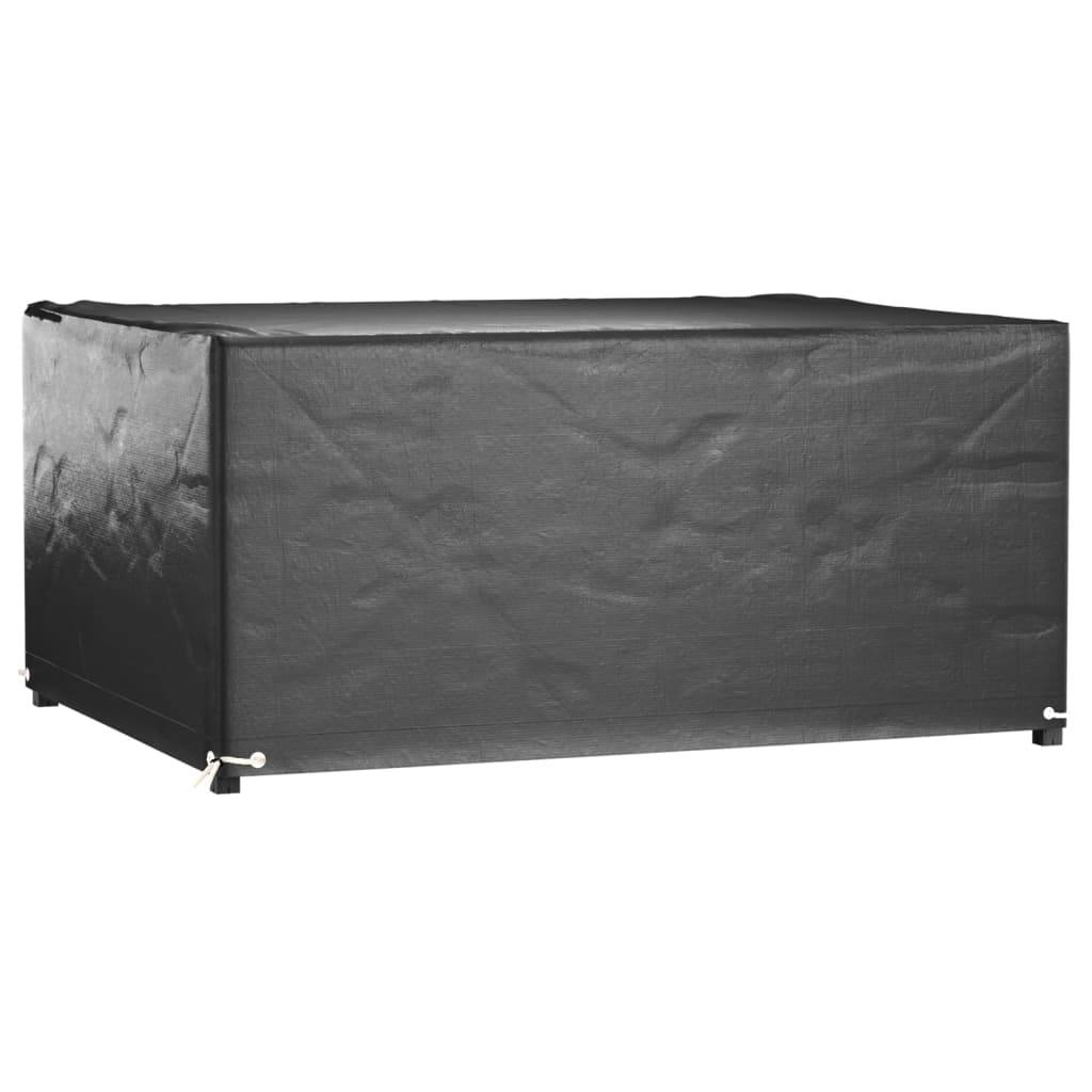 2 pcs Housses salon de jardin - Housses de protection 8œillets 180x135x80cm rectangulaire - Image 3