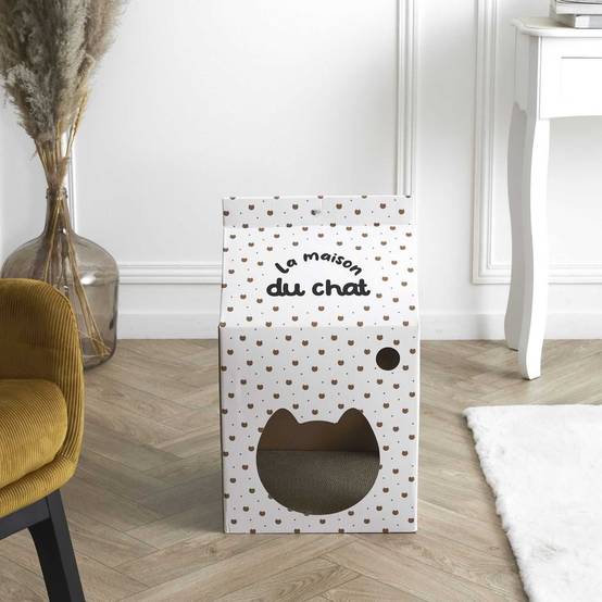 The Concept Factory - Griffoir pour chat LA MAISON DU CHAT - Blanc - The concept factory - Image 6