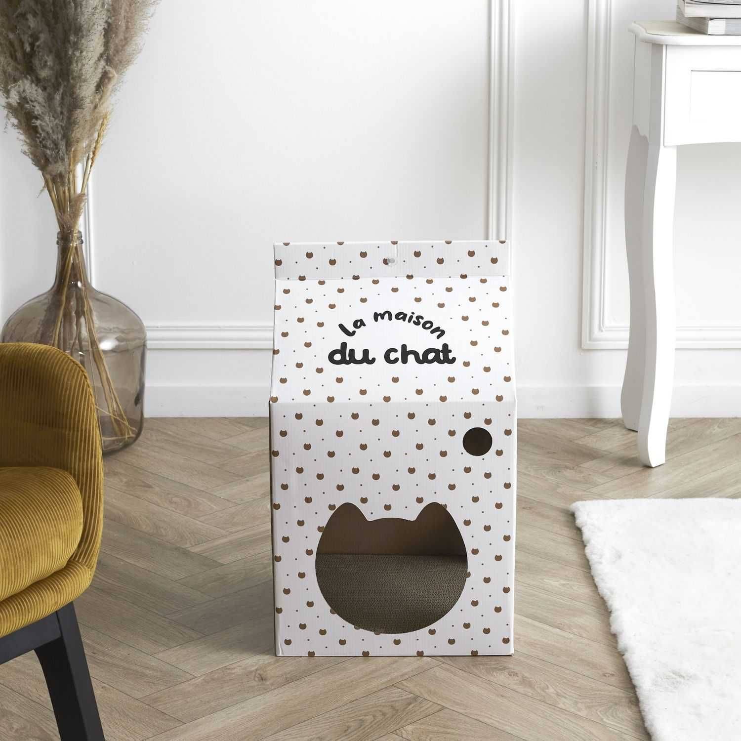 The Concept Factory - Griffoir pour chat LA MAISON DU CHAT - Blanc - The concept factory - Image 6