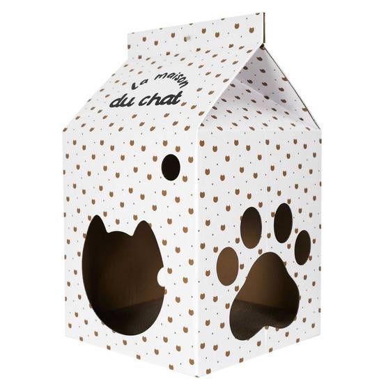 The Concept Factory - Griffoir pour chat LA MAISON DU CHAT - Blanc - The concept factory - Image 1
