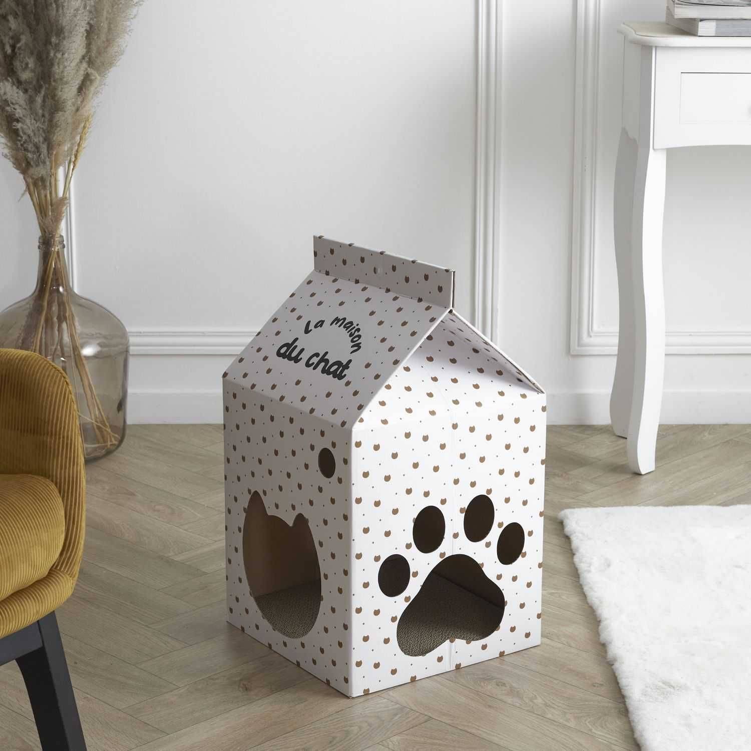 The Concept Factory - Griffoir pour chat LA MAISON DU CHAT - Blanc - The concept factory - Image 2