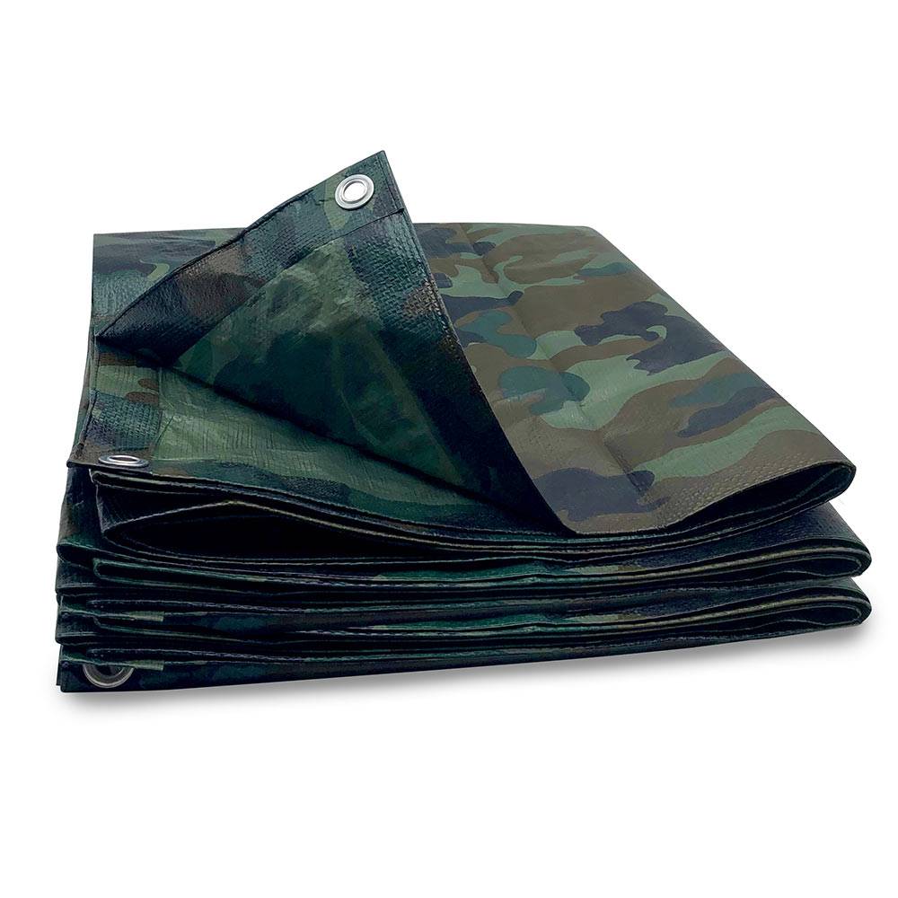 Terre Jardin - Bâche camouflage militaire 130g/m2 3 x 1.8 Armée - Imagen 1