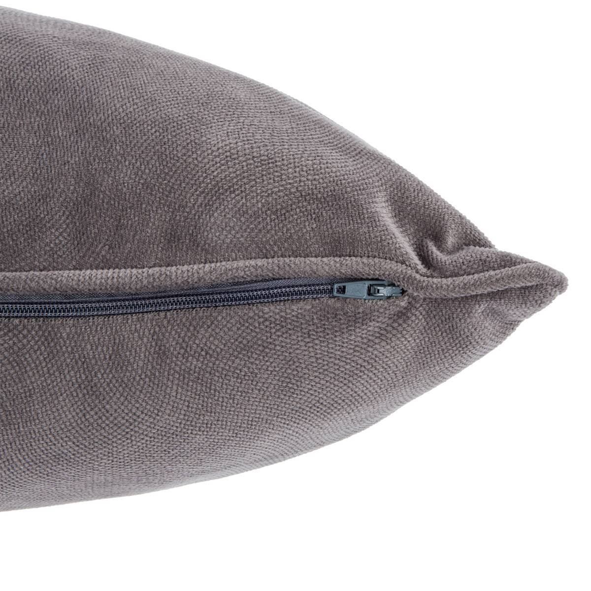 Atmosphera - Coussin "LILOU" coton gris ardoise 30x50cm - Atmosphera Créateur d'intérieur - Imagen 2