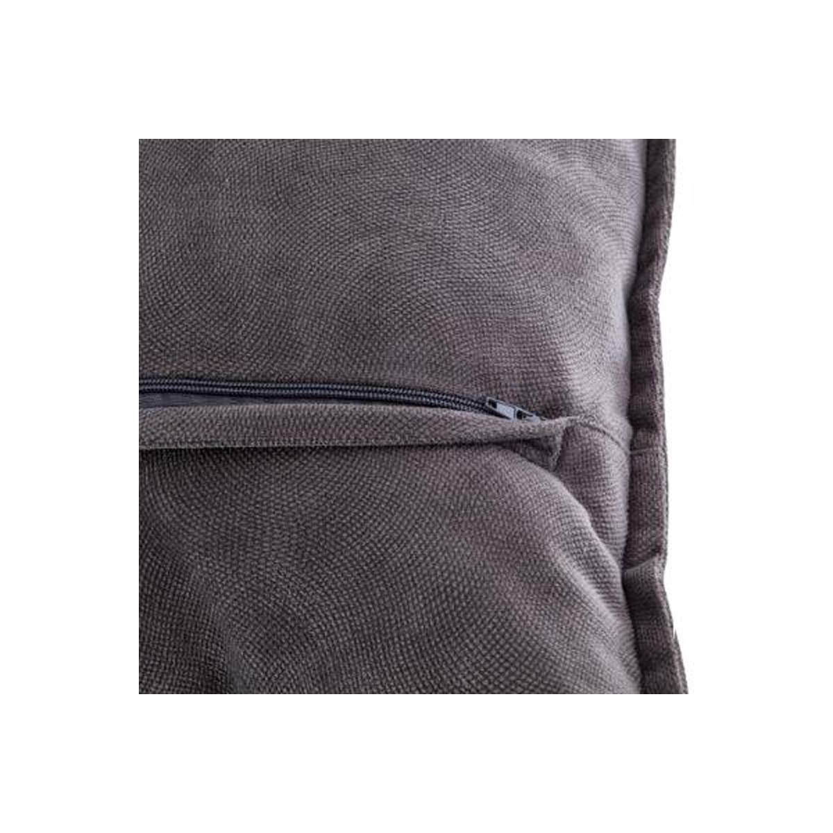 Coussin déhoussable Gris foncé 30 x 50 cm - Image 4