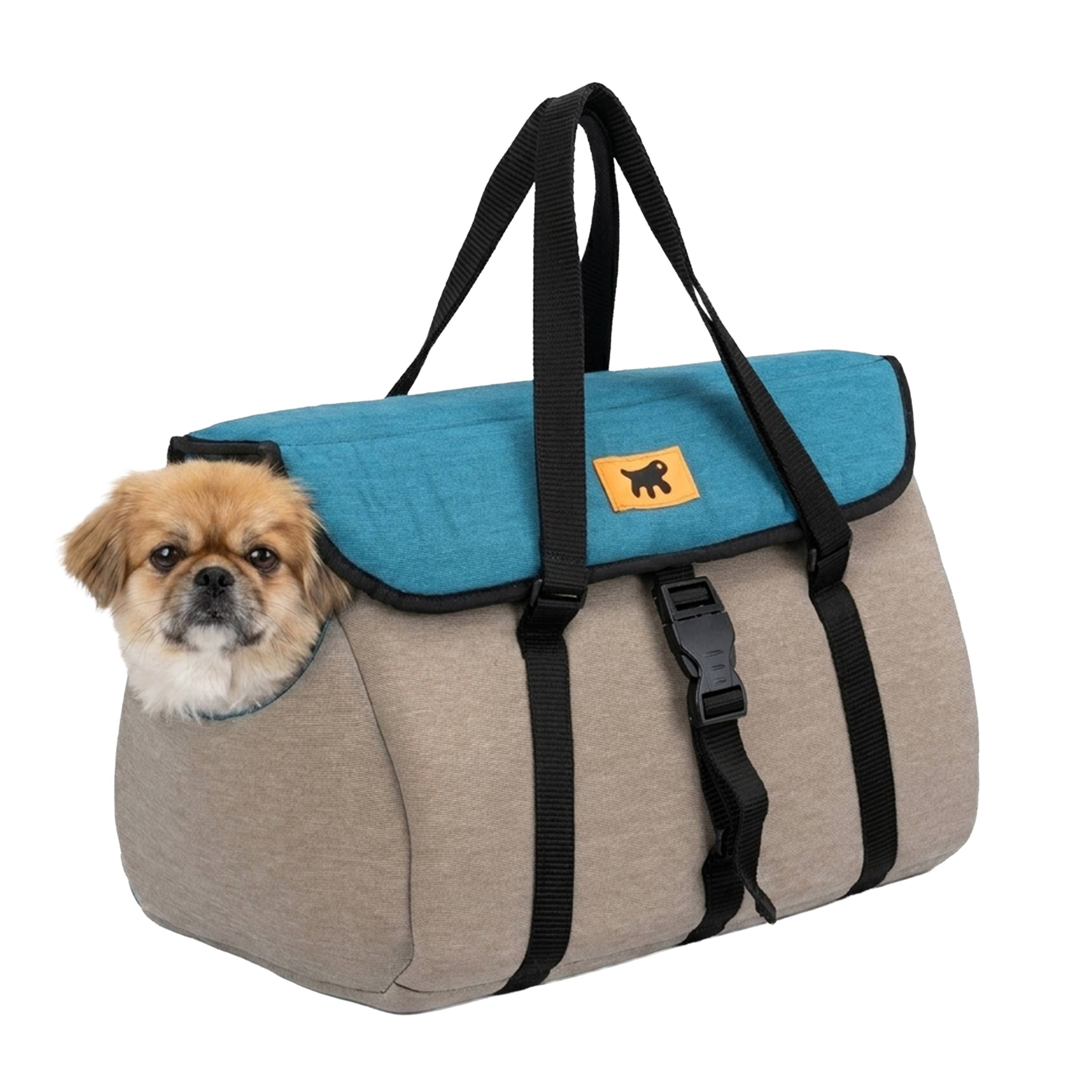Ferplast - Ferplast Sac de Trasport pour Chat MILU', Caisse de Transport Chat, Sac de Transport Chien, Bandoulière réglable, Sangle de sécurité, jusqu'à 10 Kg, - Imagen 4