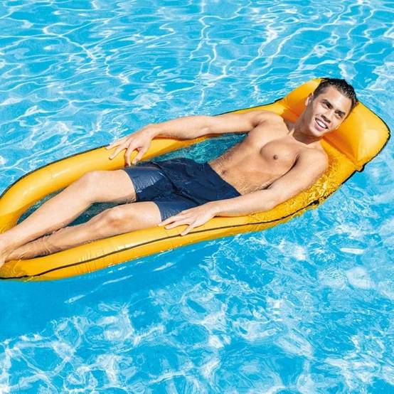 Sans Marque - Matelas gonflable semi immergé piscine - Image 4