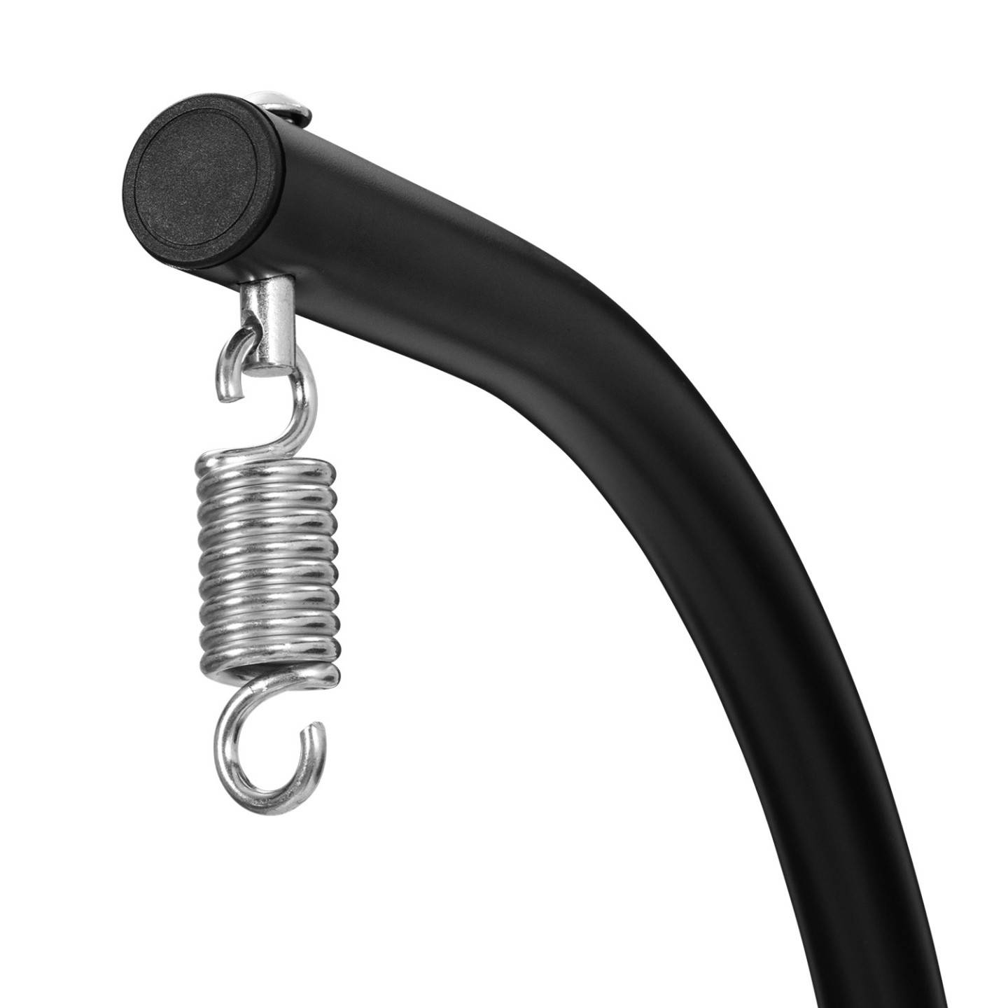 IDMARKET - Fauteuil oeuf suspendu ajouré effet rotin avec coussin noir - Image 8