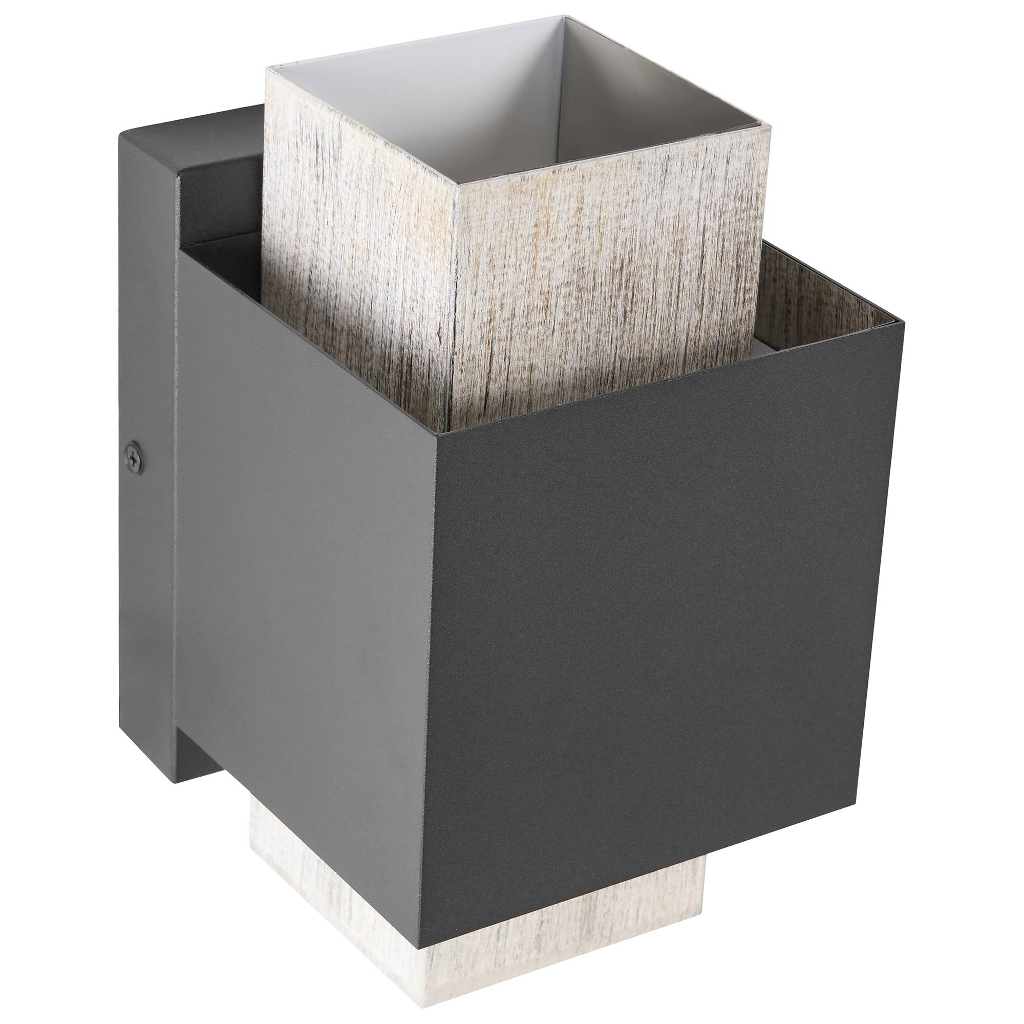 Beliani - Lampe murale pour l'extérieur Aluminium Noir TIMOK - 12x14x20- Beliani - Image 6