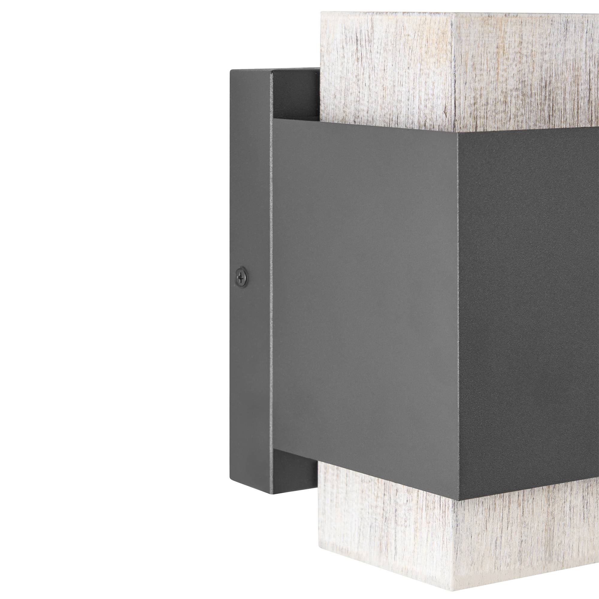 Beliani - Lampe murale pour l'extérieur Aluminium Noir TIMOK - 12x14x20- Beliani - Image 7