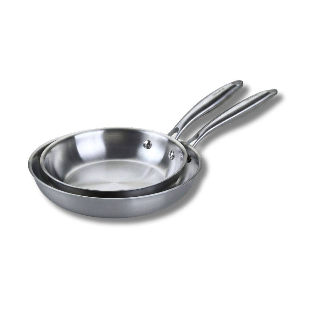 Set de 2 poêles de cuisson 20/26 cm en inox sans PFAS Fackelmann Vita3 - Image 9