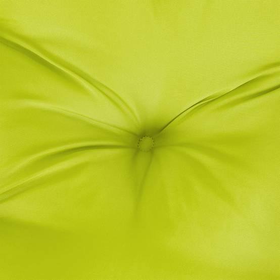 Coussin de palette vert vif 120x80x12 cm tissu Maison Chic - Image 7