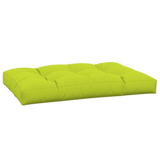 Coussin de palette vert vif 120x80x12 cm tissu Maison Chic - Image 4