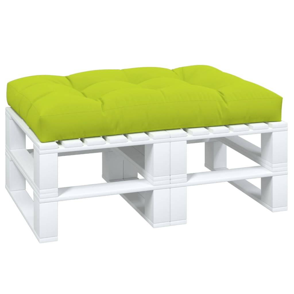 Coussin de palette vert vif 120x80x12 cm tissu Maison Chic - Image 3