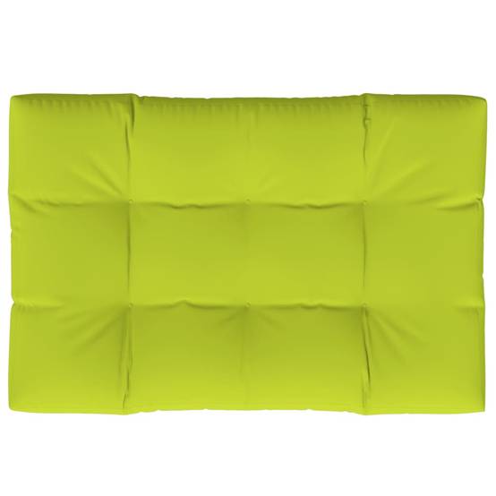 Coussin de palette vert vif 120x80x12 cm tissu Maison Chic - Image 1