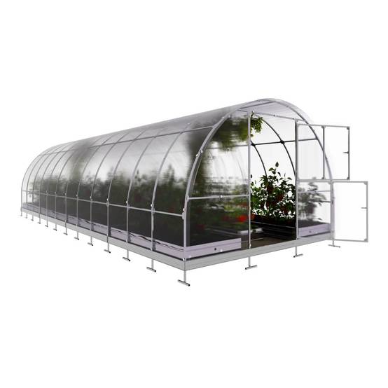 KLASIKA GREENHOUSES - Serre KLASIKA TUBE 3 x 8 m (24 m²), 6 mm avec revêtement en polycarbonate - Image 3