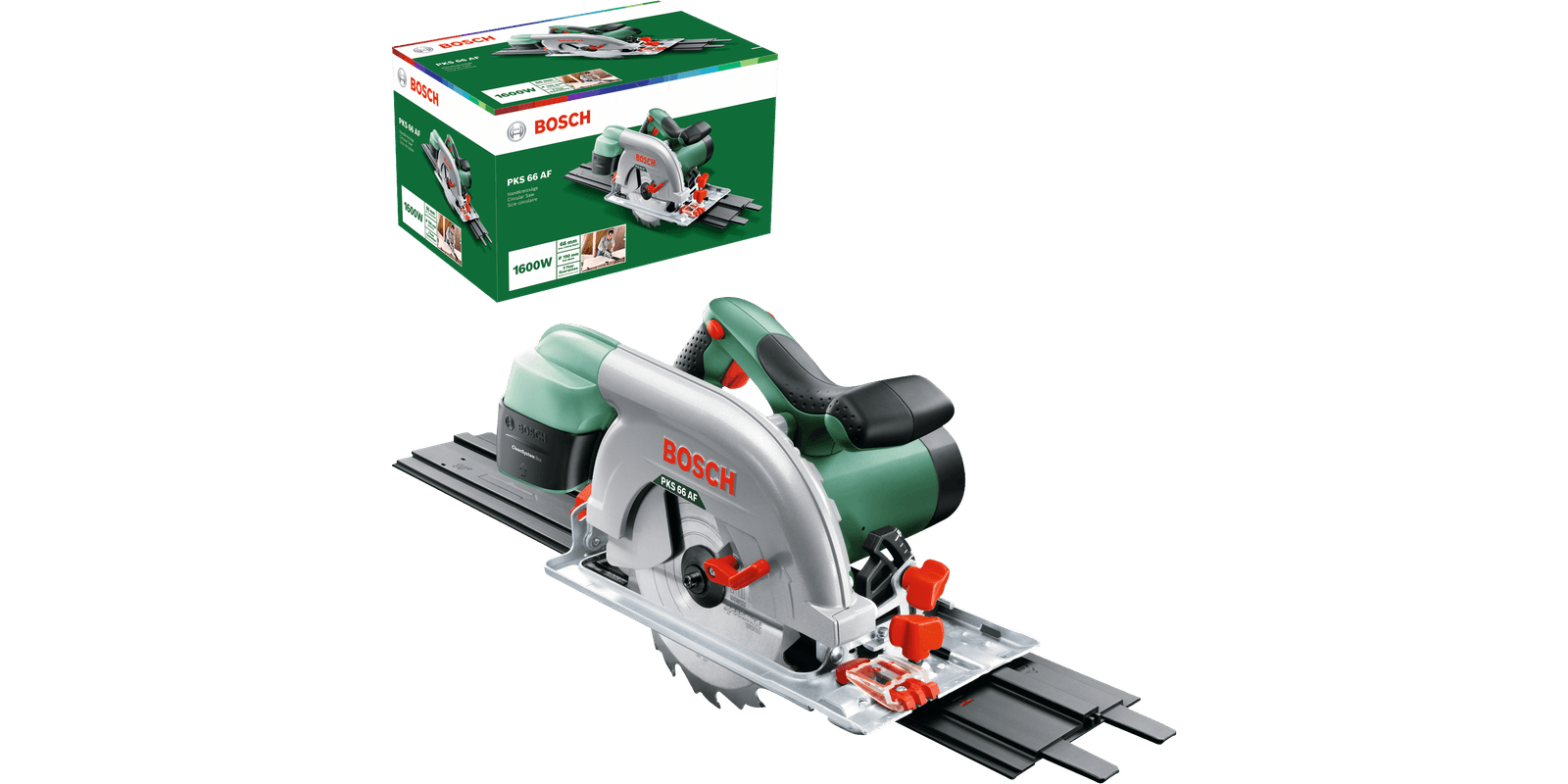 Bosch - Scie circulaire filaire PKS 66 AF - 1600 W - BOSCH - Rail de guidage - 0603502000 - Image 3