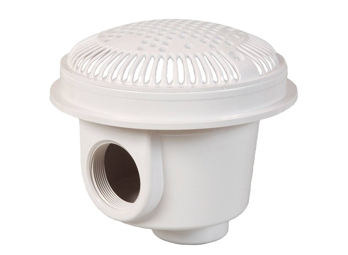 Hayward - Bonde de fond anti-vortex  1" 1/2 (béton) - Hayward - Imagen 1