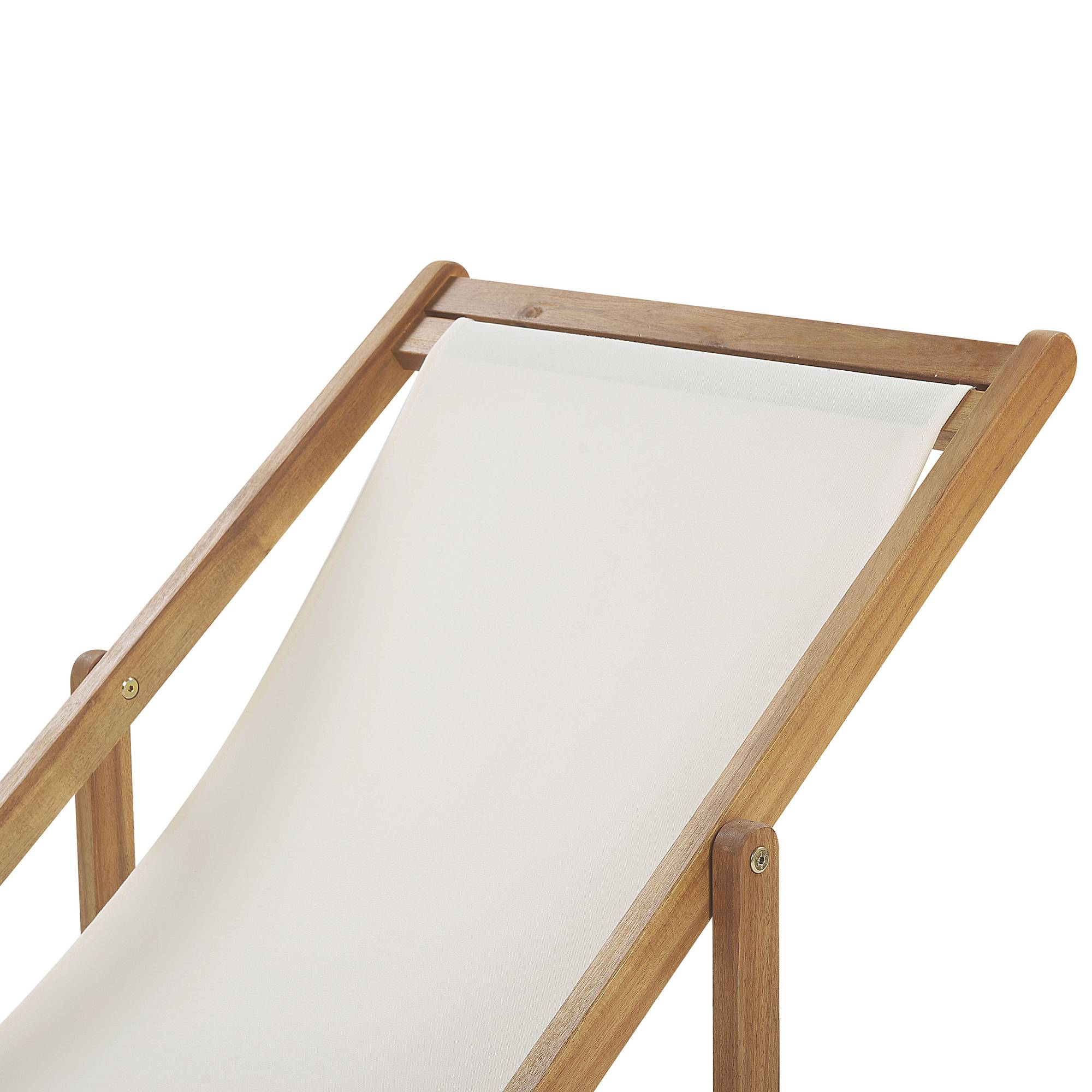 Beliani - Chaise longue Tissu Marron clair ANZIO - Beliani - Imagen 7