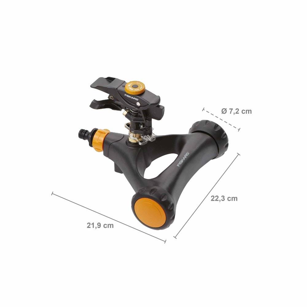 Fiskars - Arroseur canon métal avec roues - Image 1
