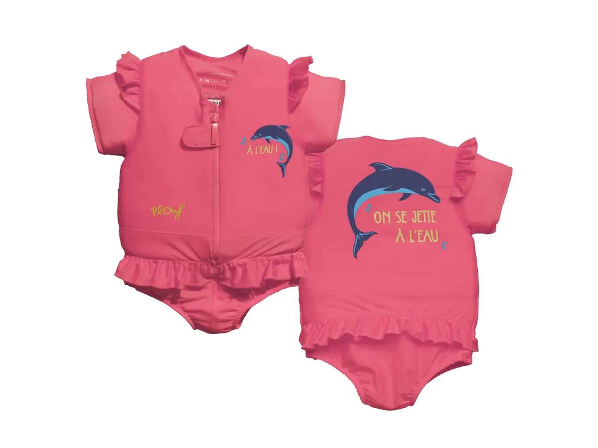 Plouf - Maillot de bain flottant fille Dauphin Taille 2 - Plouf - Imagen 1