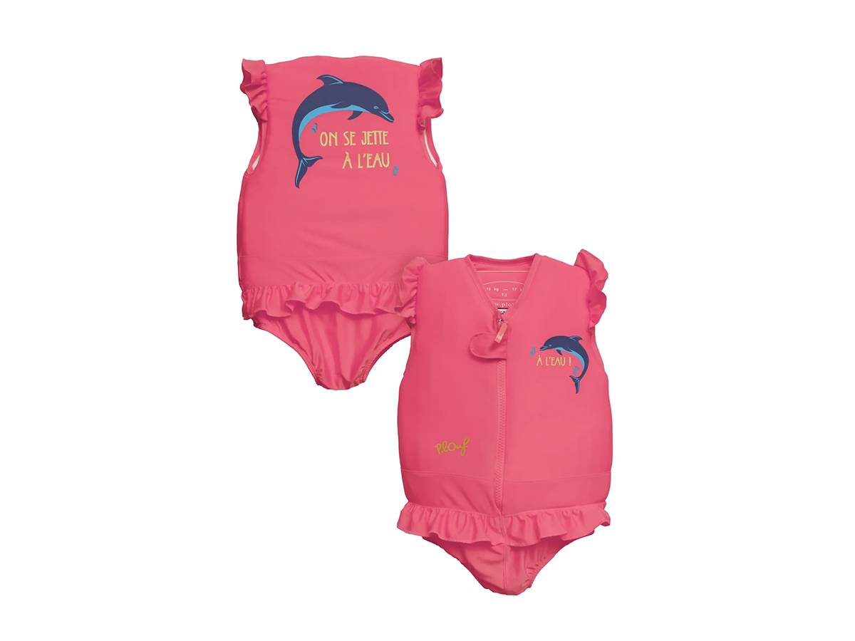 Plouf - Maillot de bain flottant fille Dauphin Taille 2 - Plouf - Imagen 2