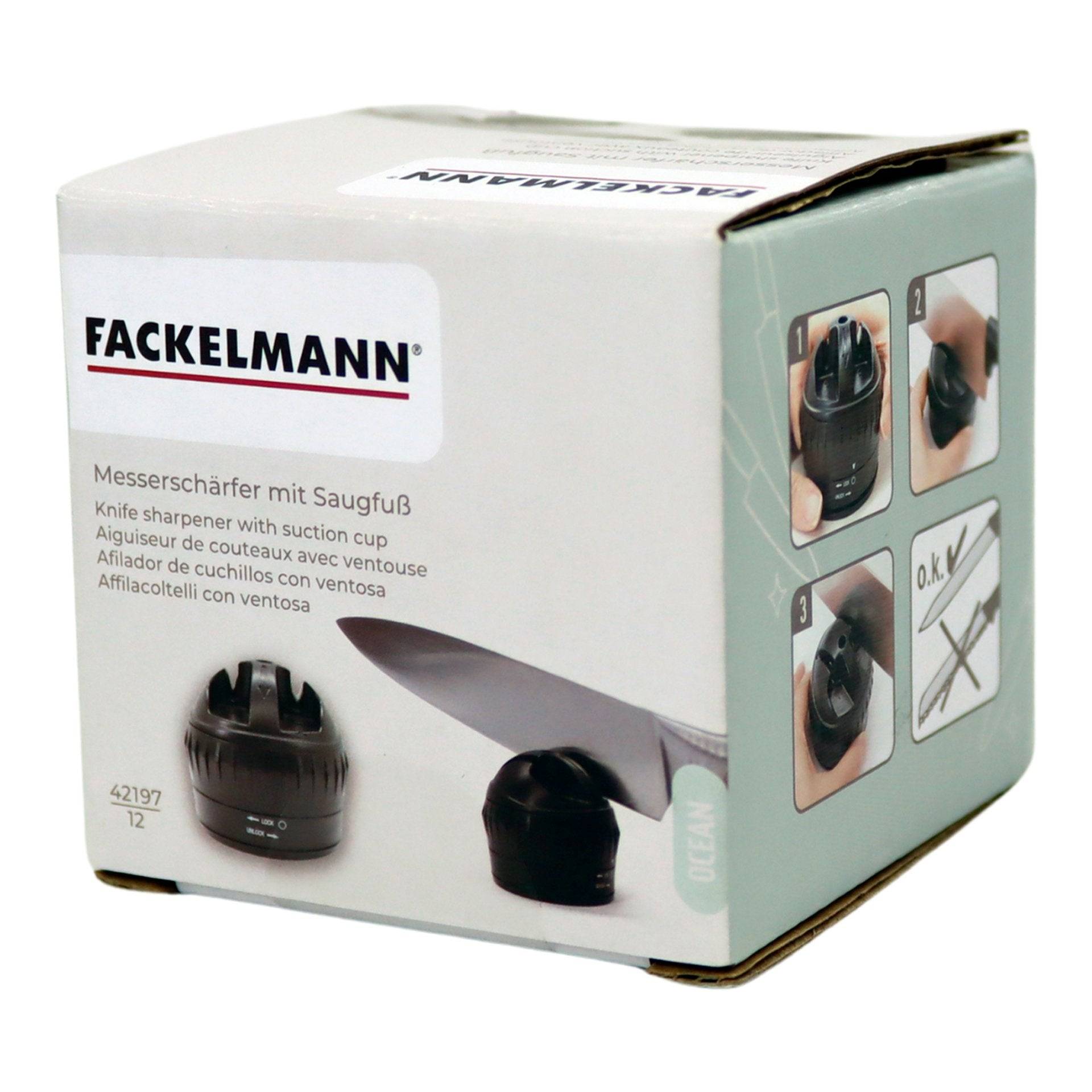 Aiguiseur de couteaux en plastique 6,5 cm Fackelmann - Image 8
