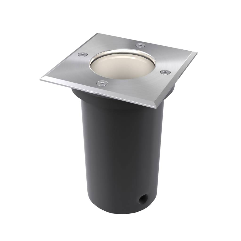 Lampe d'extérieur - Lampe de jardins encastrées au sol 3 pcs Carré - Image 5