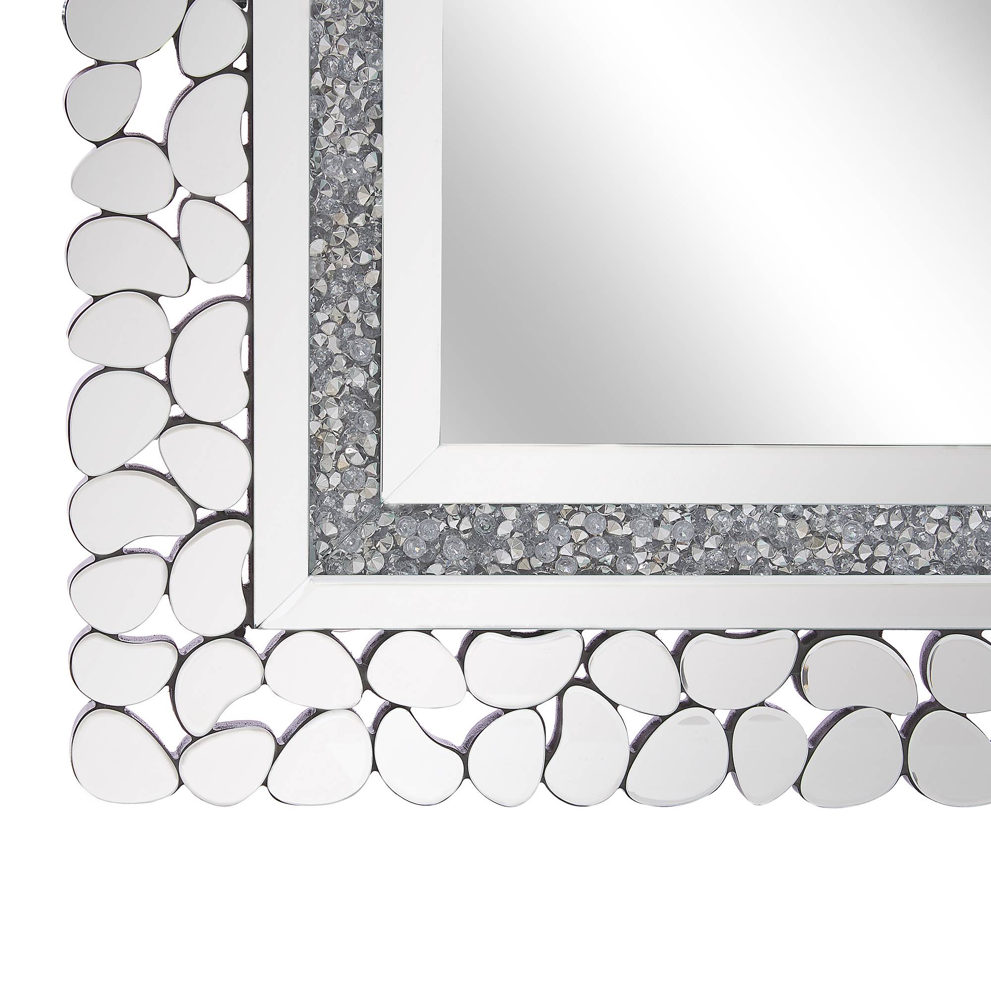 Beliani - Miroir MDF Argenté PABU - 60x2x90- Beliani - Image 4