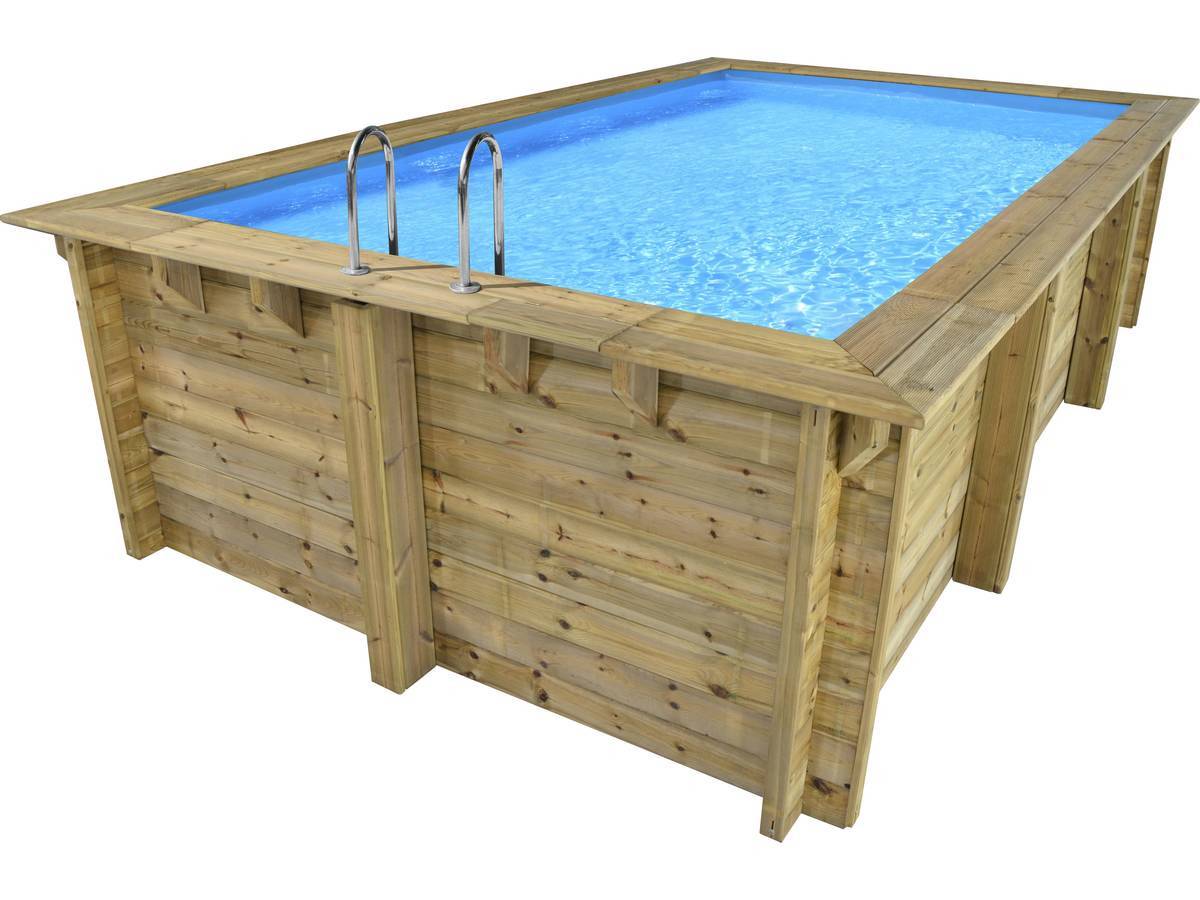 Habitat Et Jardin - Piscine Bois Rectangle " Aruba 140 "- 5.00 X 3.00 X 1.38 M -habitat Et Jardin - Image 2
