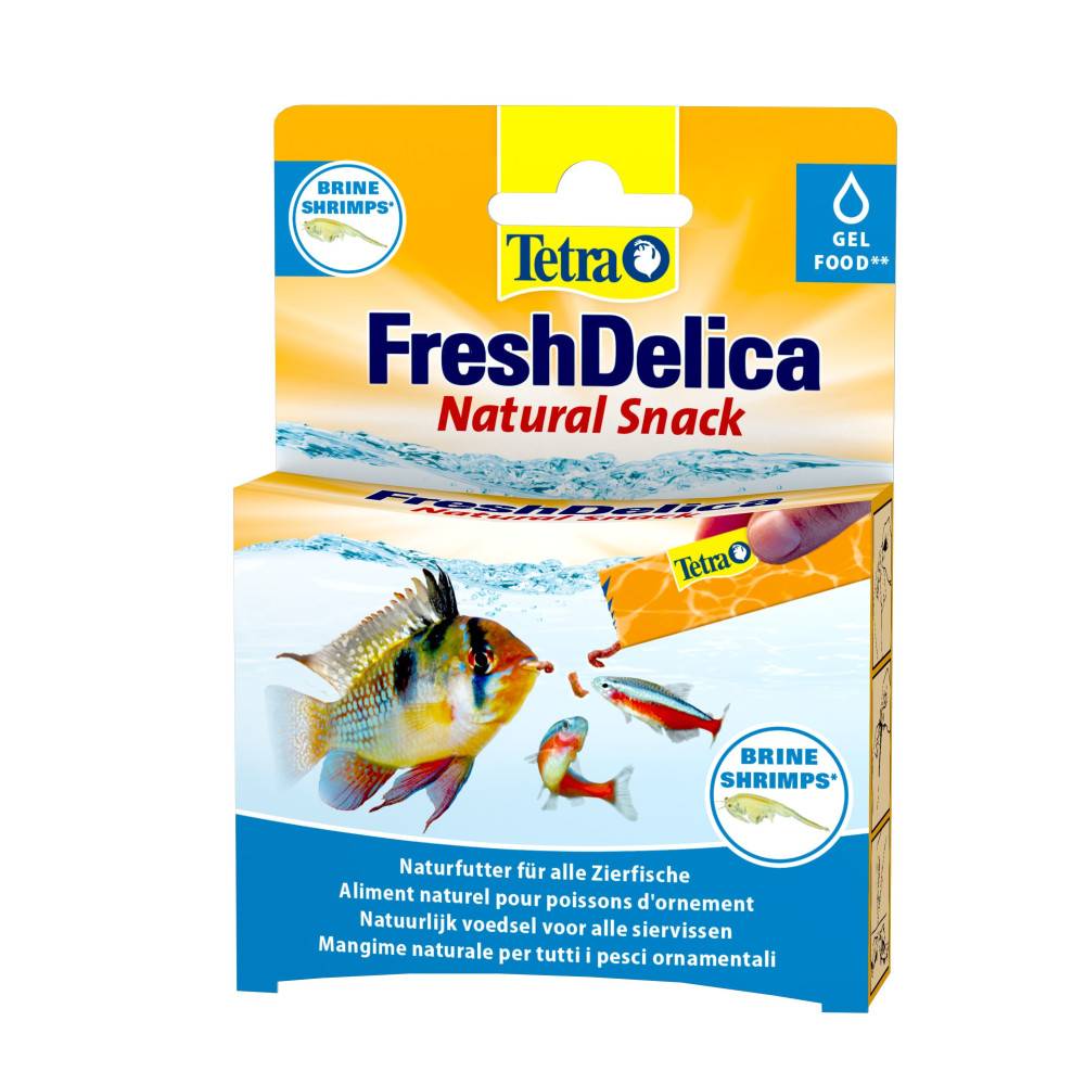 Tetra - Friandises Artemias "Brine shrimps" en gel 16 sticks de 3 g Fresh Delica nourriture pour Poissons d'ornement - Imagen 2